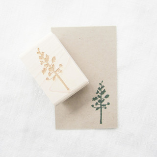 Pine Tree Rubber Stamp Rubber Stamps