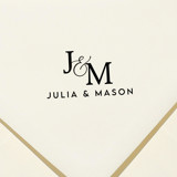 Wedding Monogram Stamp | Self Inking Monogram Stamp Rubber Stamps