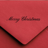 Merry Christmas Stamp | Self-Inking Stamp Rubber Stamps