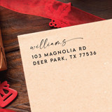 Family Name Return Address Stamp | Self Inking Return Address Stamp Address Stamps