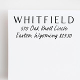 Custom Address Stamp with Casual Handwriting | Self-Inking Stamp Address Stamps