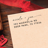 Couple Names Address Stamp | Self Inking Return Address Stamp Address Stamps