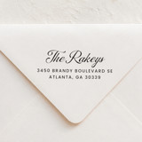Calligraphy Return Address Stamp | Self-Inking Stamp Address Stamps