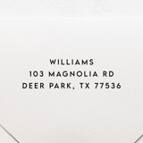 Minimalist Return Address Stamp | Self-Inking Return Address Stamp Address Stamps