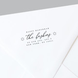 Happy Hanukkah Self-Inking Address Stamp Address Stamps