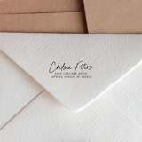 Personalized Address Self-Inking Stamp with Elegant Calligraphy Address Stamps