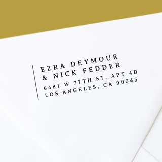 Modern and Classic Custom Self-Inking Return Address Stamp Address Stamps