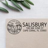 Custom Florida Address Stamp | Self-Inking | Black Ink Address Stamps