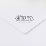 Future Mr and Mrs Stamp - Wedding Address Stamp | Self-inking Stamp Address Stamps