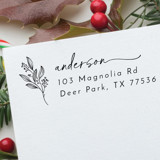 Christmas Address Stamp | Self Inking Return Address Stamp Address Stamps