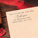 Engagement Holiday Address Stamp | Self Inking Return Address Stamp Address Stamps