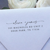 Classic Love Address Stamp | Self Inking Return Address Stamp Address Stamps