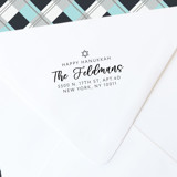 Happy Hanukkah Self-Inking Address Stamp Address Stamps