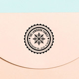 Custom Snowflake Return Address Stamp | Self-inking Stamp Address Stamps