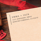 Modern Holiday Address Stamp | Self Inking Return Address Stamp Address Stamps