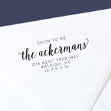 Soon To Be Custom Self-Inking Return Address Stamp Address Stamps