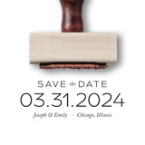 Custom Return Address Stamp | "Save The Date" Stamp | Wooden Rubber Stamp Address Stamps