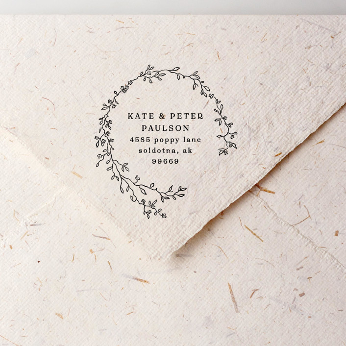 Address Stamp No. 5 Address Stamps by Cedar and Grey Minted