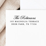 Elegant Address Stamp | Self-Inking Return Address Stamp Address Stamps