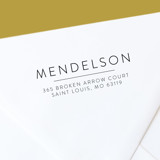 Modern Custom Self-Inking Return Address Stamp Address Stamps