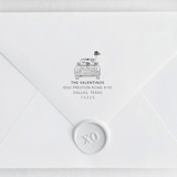 Just Married Stamp - Wedding Car Address Stamp | Self-inking Stamp Address Stamps