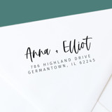 Custom Modern Calligraphy Self-Inking Return Address Stamp Address Stamps