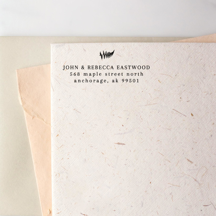 Address Stamp No. 9 Address Stamps by Cedar and Grey Minted