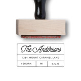 Custom Return Address Stamp | Retro Rubber Stamp Address Stamps
