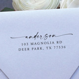 Classic Family Address Stamp | Self Inking Return Address Stamp Address Stamps