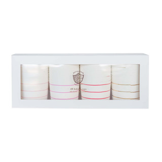 Frenchie Stripes Baking Cups - Warm Palette Wedding Serving and Dining Accessories