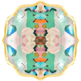 Monet's Garden Green Cocktail Plates, Set of 10 Wedding Serving and Dining Accessories