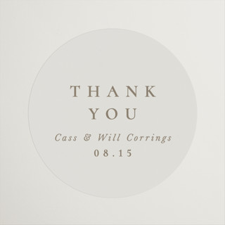 Illusion Wedding Favor Stickers