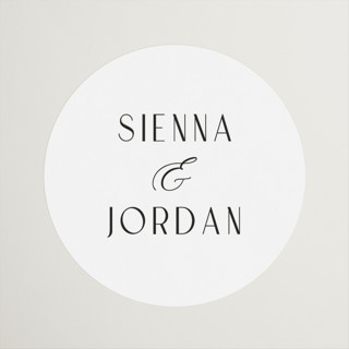 Formally Wedding Favor Stickers