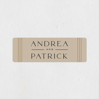 Deco elegance Wedding Favor Stickers