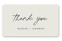 silk Wedding Favor Stickers