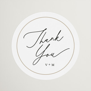 Encircled Love Wedding Favor Stickers