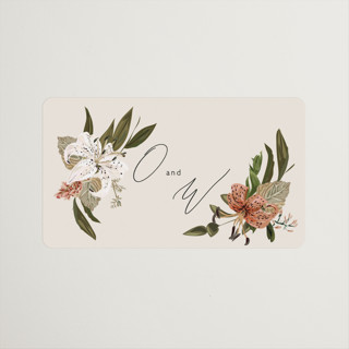 Delicate Wedding Favor Stickers