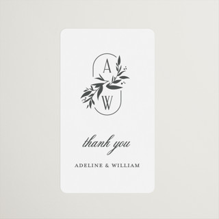 Vining Wedding Favor Stickers