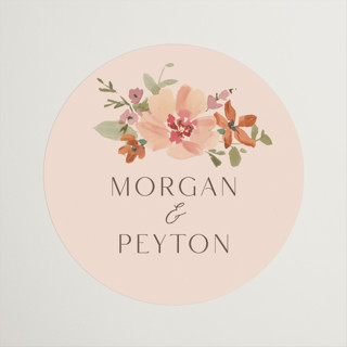 Jardin Wedding Favor Stickers