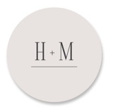 Close-up Wedding Favor Stickers