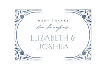Nouveau Frame Wedding Favor Stickers