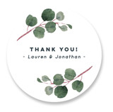 Euca On A Whim Wedding Favor Stickers