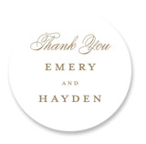 Loop Wedding Favor Stickers