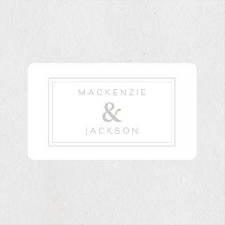 soft tones Wedding Favor Stickers