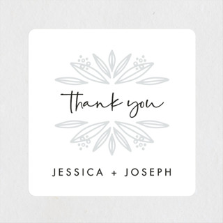 Opal Wedding Favor Stickers