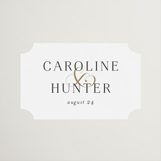 Entwine Wedding Favor Stickers