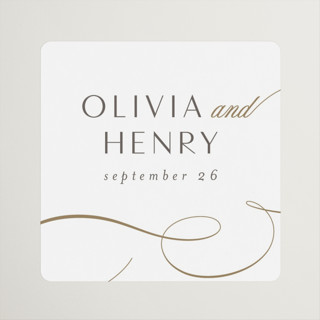 Forever And Wedding Favor Stickers