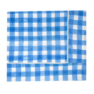 Watercolor Tablecloth, Blue, 80