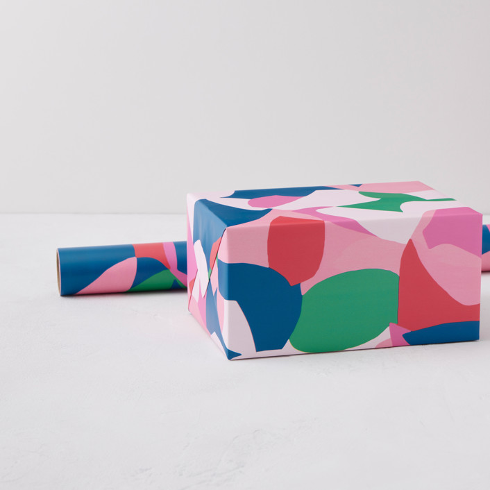 Graphic shapes Wrapping Paper by Oana Prints | Minted