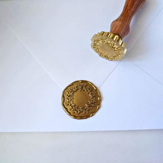 Butterfly Wreath- 35mm Wax Seal Stamp Wax Seal Stamps